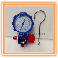[RWD]Manifold Gauge GAS METER Low Pressure Single Gauge CT-470L for R410a/R32/R134a/R22/R404/R407 Air Conditioner Gas Meter