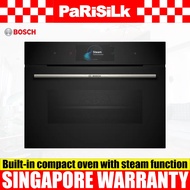 Bosch CSG7584B1 Built-in compact oven with steam function 60 x 45 cm Black