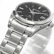 精工GRAND SEIKO SBGX061男錶9F62-0AB0日期黑色錶盤石英腕錶