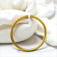 [MAMATIAM] Golden Cudgel Goldsand Bangle