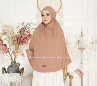 hijab instan Syiria jumbo plisket lidi non pet .jilbab jumbo jersey super grade AAA by AZKA kerudung