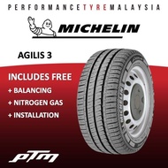 Michelin Agilis 3 Van Tyre 185R14 195R15 215/70R16 215/75R16 (FREE INSTALLATION) TOYOTA HIACE HYUNDAI STAREX