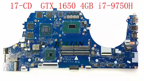 Original Mainboard For HP 17-CD Gaming Motherboard GTX 1650 4GB i7-9750H WIN L64630-601 L58851-601 L
