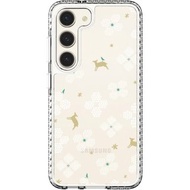 【預購】三星手機殼/Samsung Galaxy S23系列/花開原野/透白