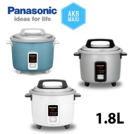 Panasonic Rice Cooker Conventional (1.8L) SR-Y18G Keep Warm Function 600W Inner Pan Anodized Aluminu