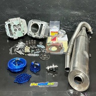 ลูกw125 ลูก56/57/58/59/60/66+ท่อผ่า เสื้อลูก+ชุดลูกเสื้อพร้อมใส่ 4ฝาวาล์ว/ลูกLHK