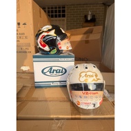Helmet Arai Vz ram Koi Hitam / Putih Premium kotak beg arai