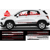 Trax car stickers, cutting stickers, chevrolet Trax car stickers