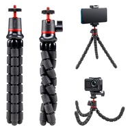 AKASO Mini Flexible Tripod Stand Travel Octopus Tripod with 1/4'' Screw for Magic Arm, Compatible wi