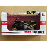 Motorcycle Model Suzuki Hayabusa 1:18 (black gold)