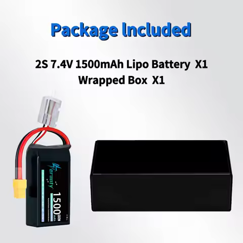 1/2pcs TERANTY 2S Lipo Battery 45C 1500mAh 7.4V Short With T XT30 XT60 Plug for RC Car Drone Aircraf
