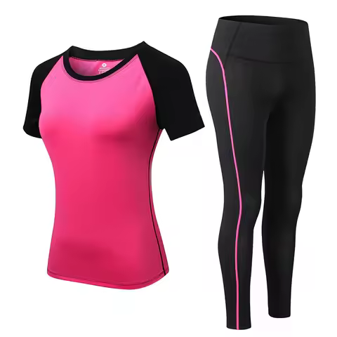 2023 Sports Woman Sportswear Yoga Set Tracksuit For Women Leggings+Gym Top Fitness Gym Suits Sport c
