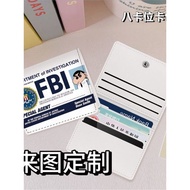 FBI Crayon Shin-Chan ID Card Driver's License High-value Protective Card Holder Cute Multi-card Card