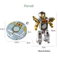 PAYOE Mainan Robot Spinner Tranformer Mechanical Fidget Spinner Toys Flexible Mechanical Gyro Robot 