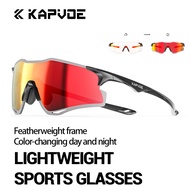 KAPVOE UV400 Photochromic Running Sunglasses