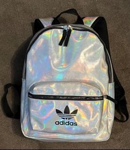 Adidas Metallic Silver Backpack