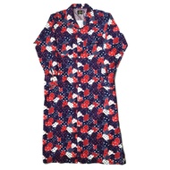 เดรสทรงเชิ้ตคลาสสิก Needles 22AW ผลิตในญี่ปุ่น รหัส LQ157 2 สีกรมท่า/แดง เสื้อตัวเดียว คอปกตั้ง [มือ