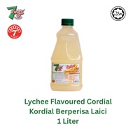7 Rings 1L Lychee Flavoured Cordial