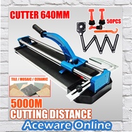 [Random Colour] FINDER FD790-2 Heavy Duty 640MM Tile Cutting Machine Tile Cutter / 2PCS TILE CUTTING