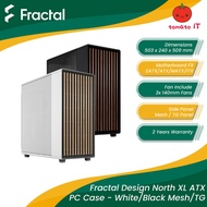 FRACTAL DESIGN NORTH XL ATX PC Case Mesh/Tempered Glass White/Black