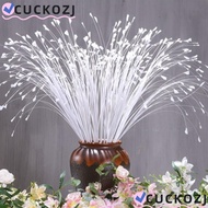CUCKOZJ 5pcs/Pack Peacock Grass, Multicolor Feather Texture Artificial Grass, Realistic 80cm 20 Head