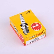 NGK หัวเทียนมอเตอร์ไซต์ CR9EH-9ครึ่งฟัน CB400 CBR ตัวต่อเล็กๆ VT250หัวเทียนมอเตอร์ไซต์