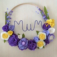 Handmade Felt Flower Garland