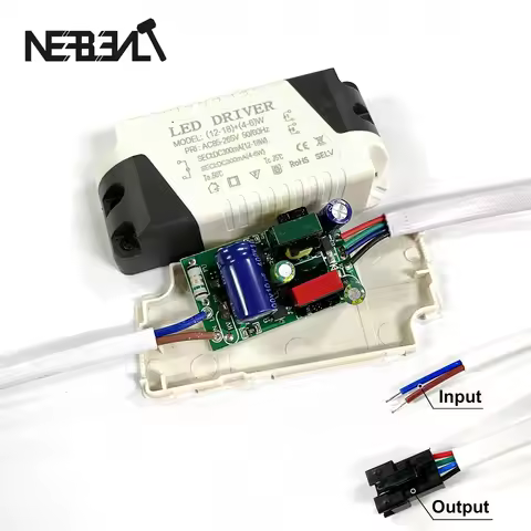 LED Driver 12+6W,18+4,18+6W Transfermer for 2 Color Ceiling dowlights Two Output:DC12-21V,36-62V 300