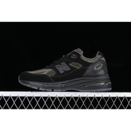 Stone Island x New Balance NB 991 V2 co-brand unisex sneakers U991SD2 Black Olive