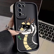 Casing HP OPPO Reno 5 OPPO Reno 5K Case Cover HP Dragon Pattern Cute Cartoon Soft Case Shell Soft Case Silicone Protective Softcase
