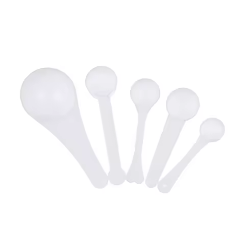1g 3g 5g 10g Measuring Spoons 10Pcs Plastic Milk Powder Scoop Set