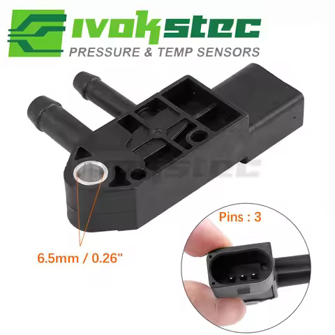 Exhaust Pressure DPF Sensor 03G906051G For VW Volkswagen Golf Mk6 Passat B6 B7 CC Polo Audi A3 A4 b8