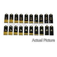 1Pair Shoulder Board for Seaman Maritime Student "Thin Bar"