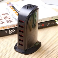 【iPartsBuy Mall】 853L 30W 6 Ports USB Fast Charging Dock Smart Charger AC100-240V