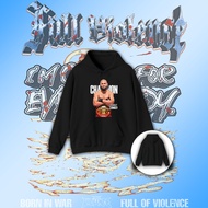 Hamzat Chimayev Hoodie Wins UFC 319 Cotton Comfortable To Wear Round Neck Not Faded Printed Pattern 
