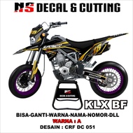 DECAL STICKER KLX BF MAS COLOR DECAL DTRACKER KLX OLD KLX S DECAL KX CUSTOME DECAL KLX BF 150L 08