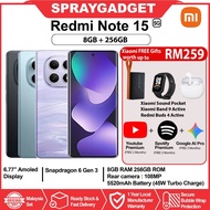 [PROMO] Redmi Note 15 5G/4G  (8+256GB/ 6+128GB) Xiaomi Malaysia Warranty