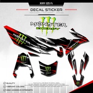 Honda XRM 125 Fi Decals -  ( Riders Base Fully Laminated - Gloss Vinyl high grade brand Sticker)- Mo