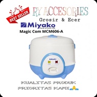 RY - Rice Cooker Miyako MCM-606 (0.6L) / Magic Com Miyako MCM606 Biru 0.6 Liter / Penanak Nasi Serba