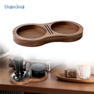 Shamjina Espresso Tamper Holder, Wooden Coffee Tamper Holder, Non Slip Portafilter Holder Coffee Sta