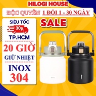 HiLOGI KITCHEN 304 stainless steel thermos bottle, capacity 1800ml, high quality stainless steel wat