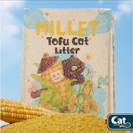 CAT EMPIRE Millet Tofu Cat Litter Elevate your cat's comfort to new heights pasir kucing murah小米猫砂