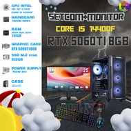 SETCOM+MONITOR BONMECOM2 ครบเซ็ตพร้อมจอ / CPU i5 14400F / RTX 5060TI 8GB / Case เลือกแบบได้ครับ