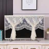 Latest Style European style TV cover dust cover 43/50/55 inch modern simple lace on not take TV cover