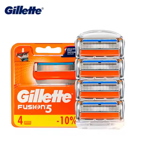 Gillette Fusion 5 Razor Blade Safe Manual Shaving Razor Heads for Men Face Hair Removal Replacement 