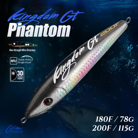 Kingdom GT Floating Pencil Lures 180mm 78g 200mm 115g Topwater Sea Fishing Lure Artificial Hard Bait