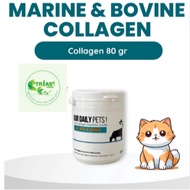 Our Daily Pets | Marine & Bovine Collagen for Pets (Dog & Cat) 80 grams- Cow Colostrum Supplement fo