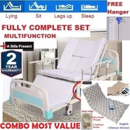 FULLY 6 Functions Hospital Bed medical bed MULTIFUNCTIONAL (COMBO SET) Katil hospital 6Fungsi+ Tilam Angin