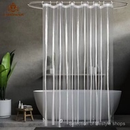 SG.Transparent Plastic Light Shower Curtain Waterproof Partition Curtain / Door Curtain / Blocking S