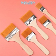 WISATHY Hair Painting Brush, Practical Wood Handles Oil Paint Brush,  Watercolor Paint Drawing Multi